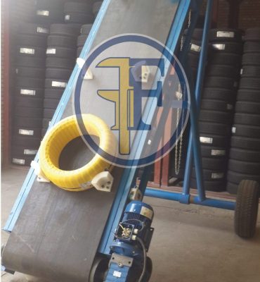 طراحی و تولید نوار نقاله مخصوص کارخانه لاستیک سازی ،تسمه نقاله تایر سازی