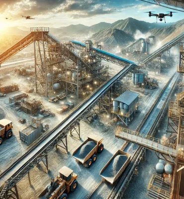 خطوط انتقال مواد در صنعت معدن چالش‌ها و راه‌حل‌ها